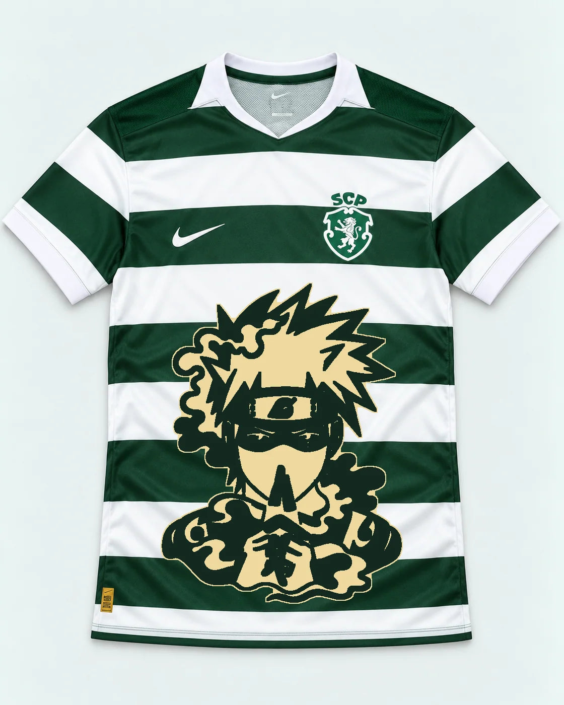 Sporting Green Kakashi Silent Jutsu Jersey — Front