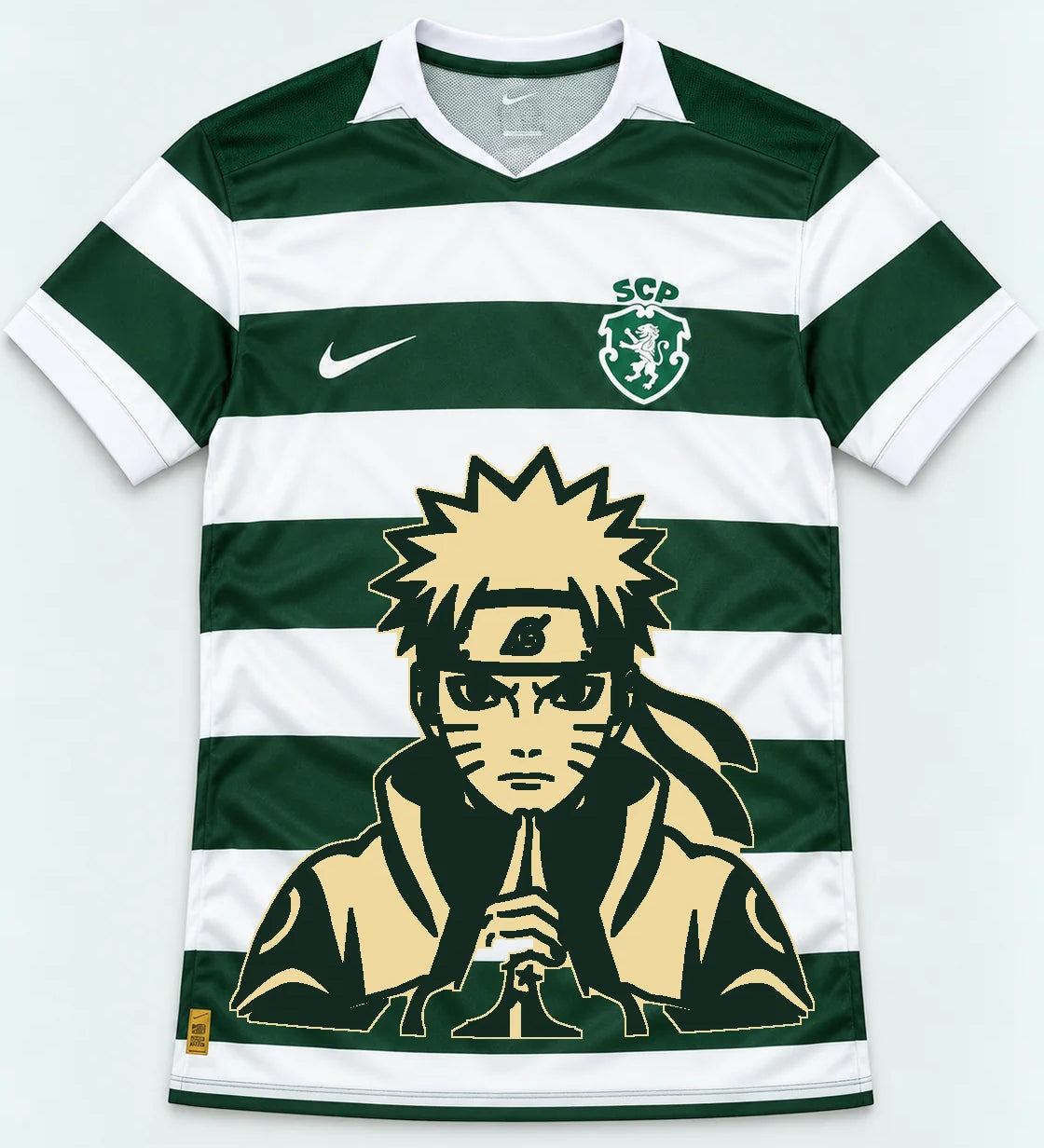 Sporting Green Naruto Sage Resolve Jersey — Front