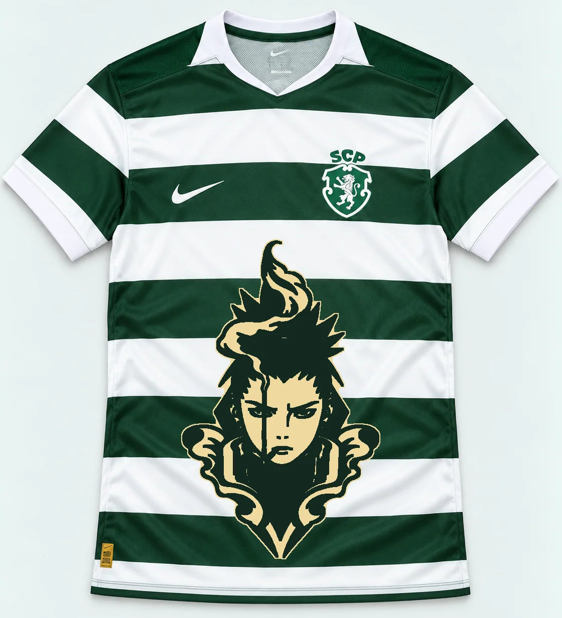 Sporting Green Shikamaru Shadow Mind Jersey — Front