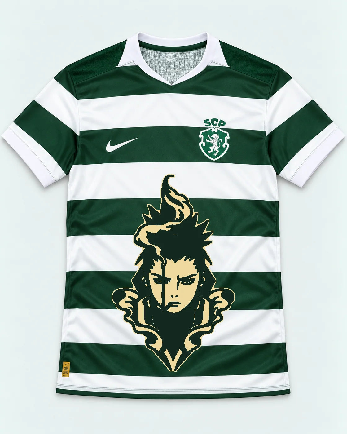 Sporting Green Shikamaru Shadow Mind Jersey — Front